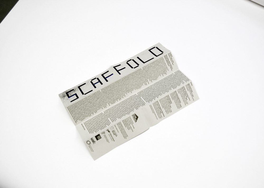 Scaffold Séamus McCormack Ashley Kinnard Studio is an art and graphic design practice based in London. Our work includes publications, visual identity, type design and websites.