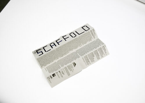 Scaffold Séamus McCormack Ashley Kinnard Studio is an art and graphic design practice based in London. Our work includes publications, visual identity, type design and websites.