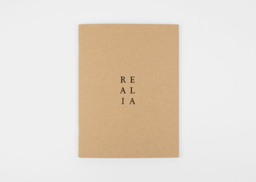 REALIA James WIlliam Murray Ashley Kinnard Studio is an art and graphic design practice based in London. Our work includes publications, visual identity, type design and websites.