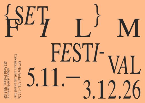 SET Film Festival 2026, SET, 2026, Art Direction, Branding, Graphic Design, Ashley Kinnard Studio London